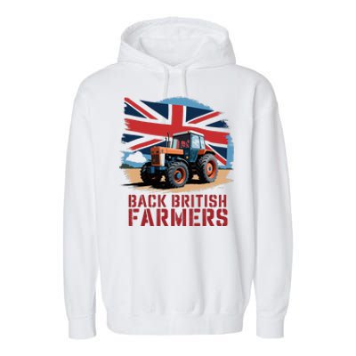 Back British Farmers Uk Farmers Protest Garment-Dyed Fleece Hoodie