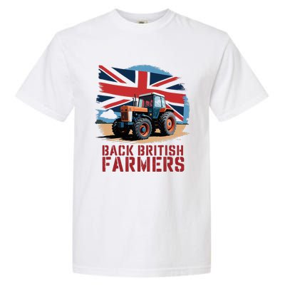 Back British Farmers Uk Farmers Protest Garment-Dyed Heavyweight T-Shirt