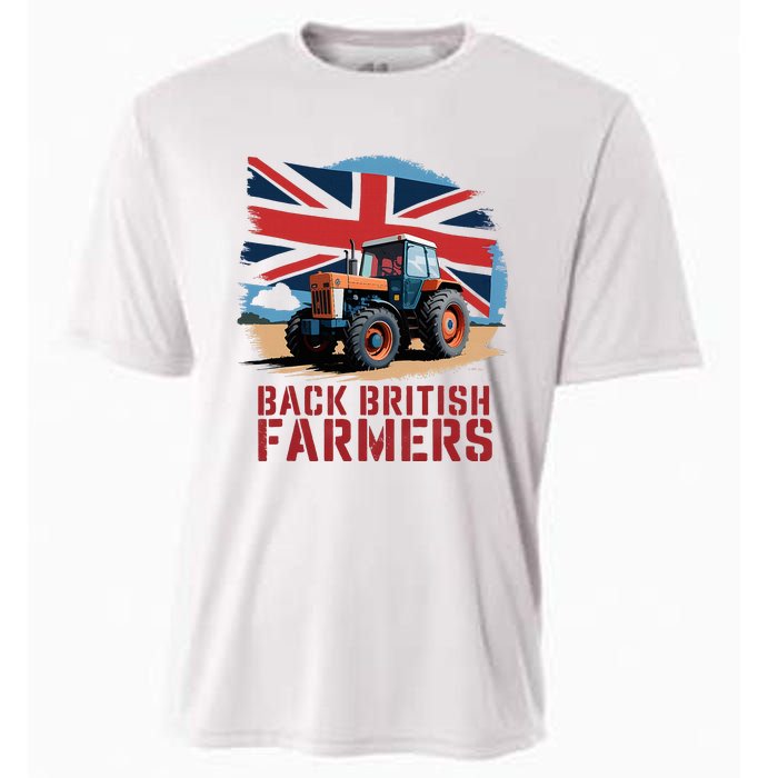 Back British Farmers Uk Farmers Protest Cooling Performance Crew T-Shirt