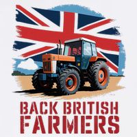 Back British Farmers Uk Farmers Protest Cooling Performance Crew T-Shirt