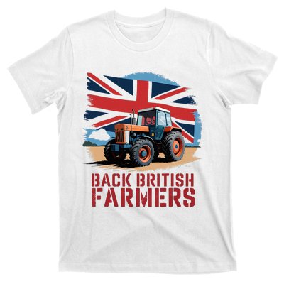 Back British Farmers Uk Farmers Protest T-Shirt