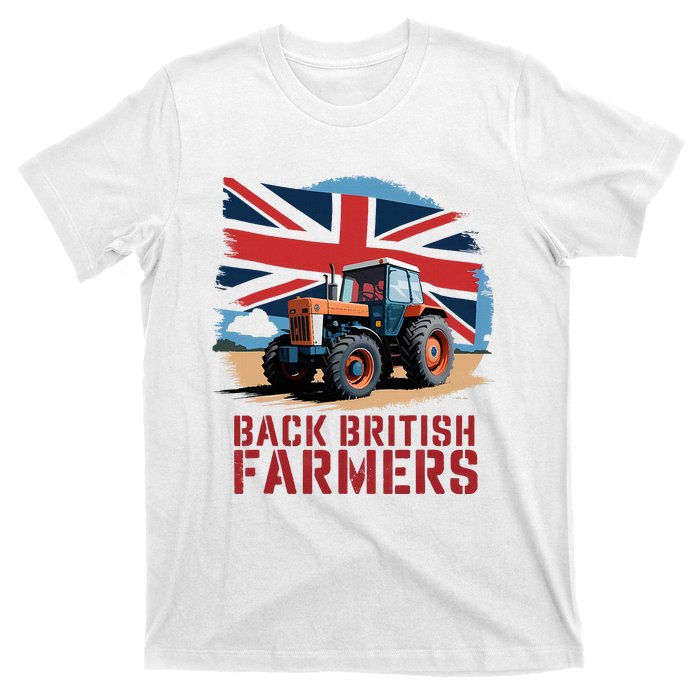 Back British Farmers Uk Farmers Protest T-Shirt