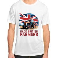 Back British Farmers Uk Farmers Protest Adult ChromaSoft Performance T-Shirt