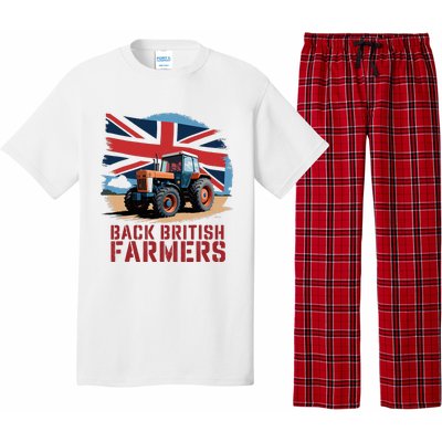 Back British Farmers Uk Farmers Protest Pajama Set