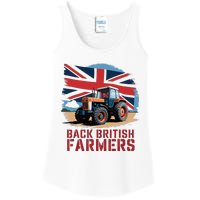 Back British Farmers Uk Farmers Protest Ladies Essential Tank