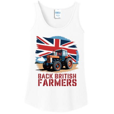 Back British Farmers Uk Farmers Protest Ladies Essential Tank