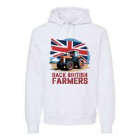 Back British Farmers Uk Farmers Protest Premium Hoodie