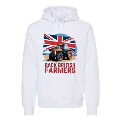 Back British Farmers Uk Farmers Protest Premium Hoodie