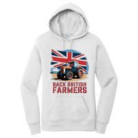 Back British Farmers Uk Farmers Protest Women's Pullover Hoodie