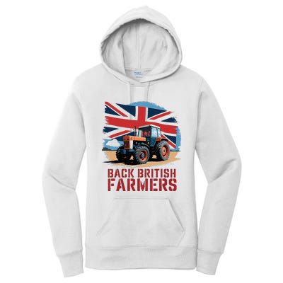 Back British Farmers Uk Farmers Protest Women's Pullover Hoodie