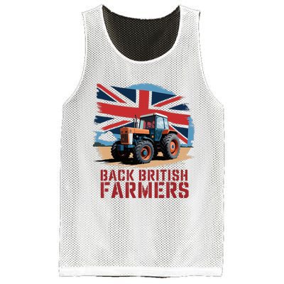 Back British Farmers Uk Farmers Protest Mesh Reversible Basketball Jersey Tank