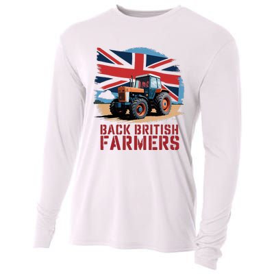 Back British Farmers Uk Farmers Protest Cooling Performance Long Sleeve Crew