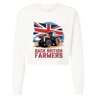 Back British Farmers Uk Farmers Protest Cropped Pullover Crew