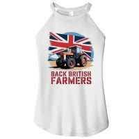 Back British Farmers Uk Farmers Protest Women's Perfect Tri Rocker Tank