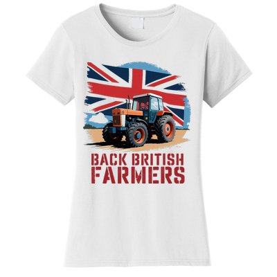 Back British Farmers Uk Farmers Protest Women's T-Shirt