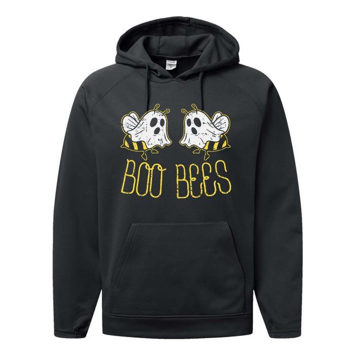 Boo Bees Funny Couples Halloween Costume Performance Fleece Hoodie