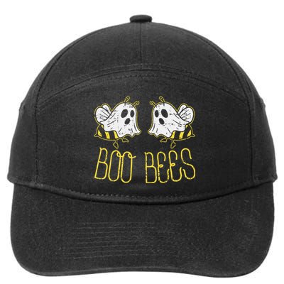 Boo Bees Funny Couples Halloween Costume 7-Panel Snapback Hat