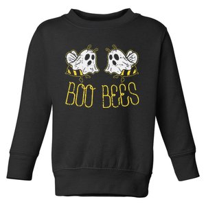 Boo Bees Funny Couples Halloween Costume Toddler Sweatshirt