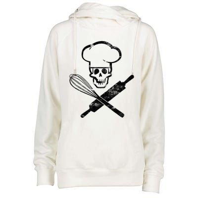 Badass Baker Funny Baking I Love Baking Womens Funnel Neck Pullover Hood