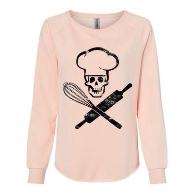 Badass Baker Funny Baking I Love Baking Womens California Wash Sweatshirt