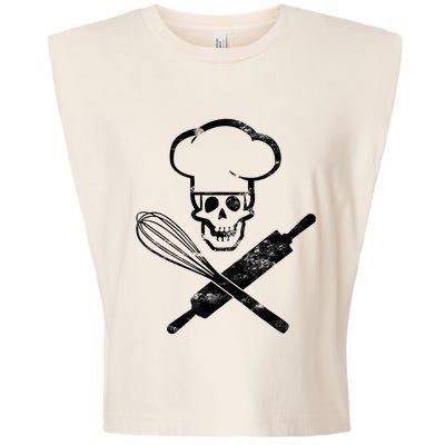 Badass Baker Funny Baking I Love Baking Garment-Dyed Women's Muscle Tee