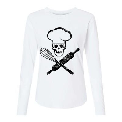 Badass Baker Funny Baking I Love Baking Womens Cotton Relaxed Long Sleeve T-Shirt