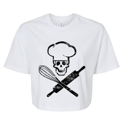 Badass Baker Funny Baking I Love Baking Bella+Canvas Jersey Crop Tee