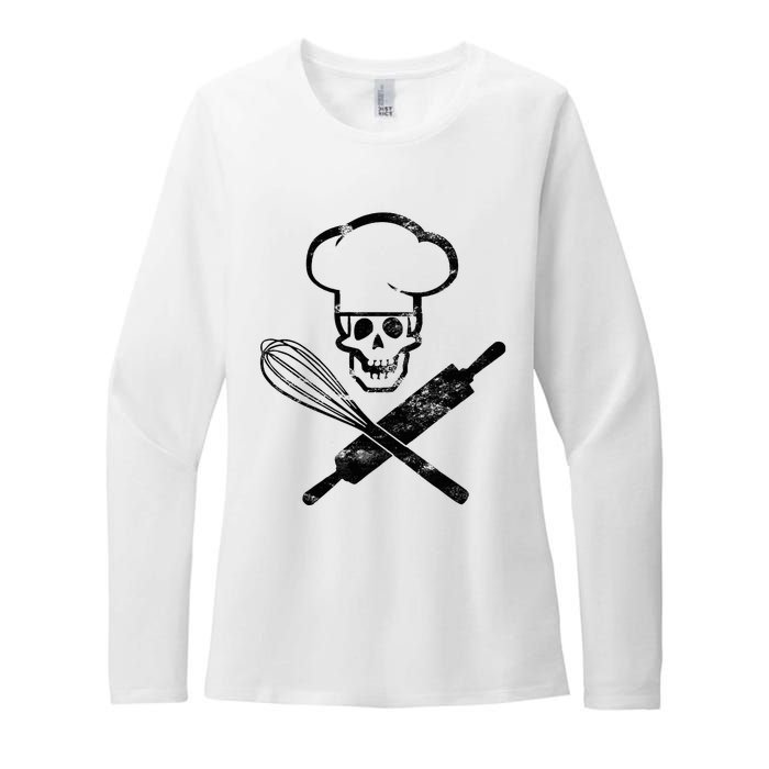 Badass Baker Funny Baking I Love Baking Womens CVC Long Sleeve Shirt