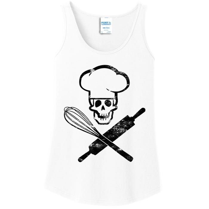 Badass Baker Funny Baking I Love Baking Ladies Essential Tank