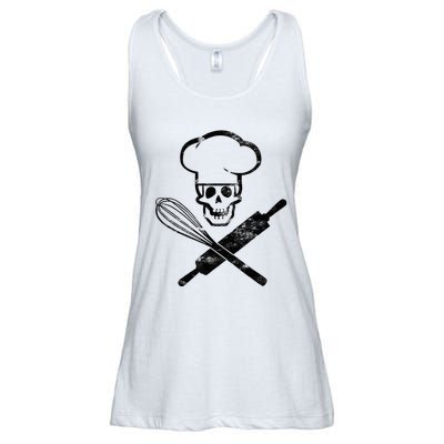 Badass Baker Funny Baking I Love Baking Ladies Essential Flowy Tank