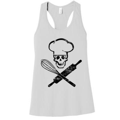 Badass Baker Funny Baking I Love Baking Women's Racerback Tank