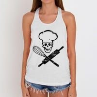 Badass Baker Funny Baking I Love Baking Women's Knotted Racerback Tank