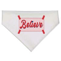 Believe Baseball Fan Philadelphia Baseball USA-Made Doggie Bandana