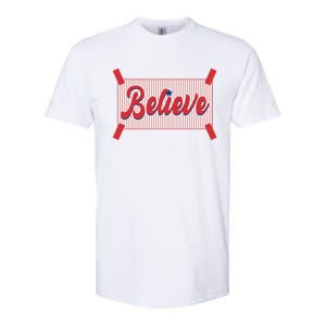 Believe Baseball Fan Philadelphia Baseball Softstyle® CVC T-Shirt