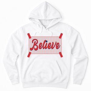 Believe Baseball Fan Philadelphia Baseball Hoodie