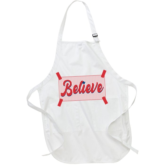 Believe Baseball Fan Philadelphia Baseball Apron