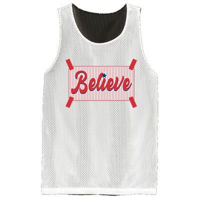 Believe Baseball Fan Philadelphia Baseball Mesh Reversible Basketball Jersey Tank