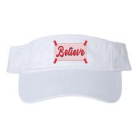 Believe Baseball Fan Philadelphia Baseball Valucap Bio-Washed Visor