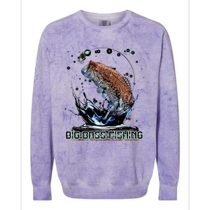 Big Bass Fishing Colorblast Crewneck Sweatshirt