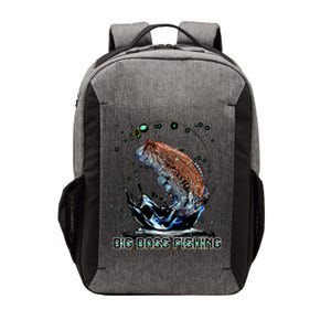 Big Bass Fishing Vector Backpack