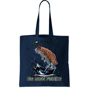 Big Bass Fishing Tote Bag