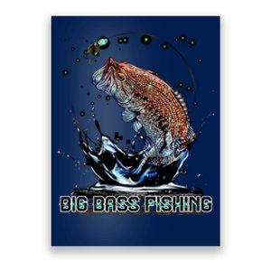 Big Bass Fishing Poster