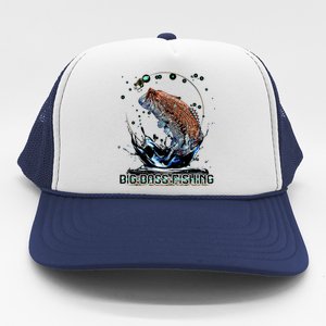 Big Bass Fishing Trucker Hat