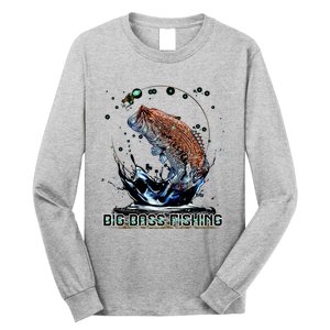 Big Bass Fishing Long Sleeve Shirt