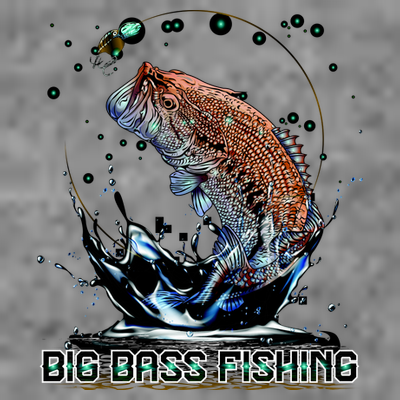 Big Bass Fishing T-Shirt