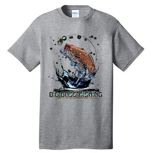 Big Bass Fishing Tall T-Shirt