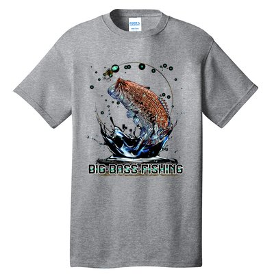 Big Bass Fishing Tall T-Shirt