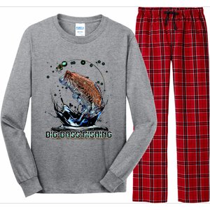 Big Bass Fishing Long Sleeve Pajama Set