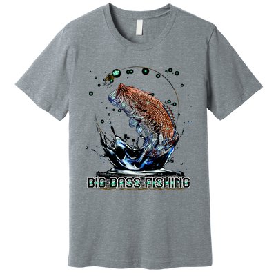 Big Bass Fishing Premium T-Shirt