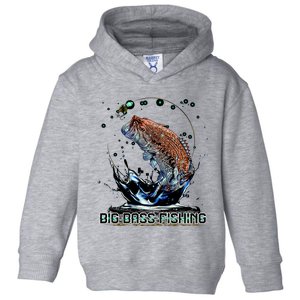 Big Bass Fishing Toddler Hoodie